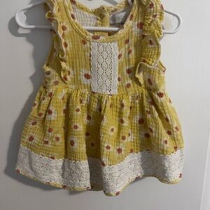 Rachel Zoe Yellow and White Baby Dress